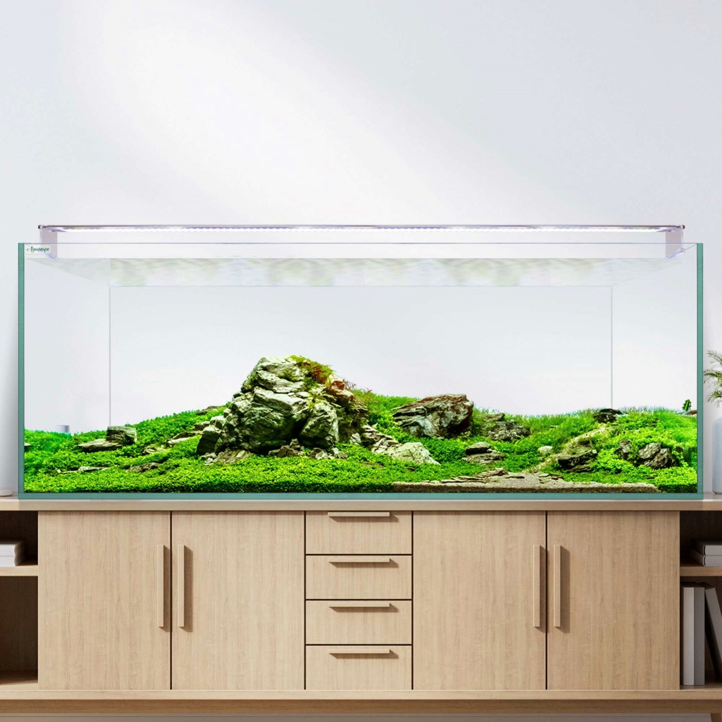 Acuario Kit AquaScape RGB PRO Extra Claro 410 de 366 litros