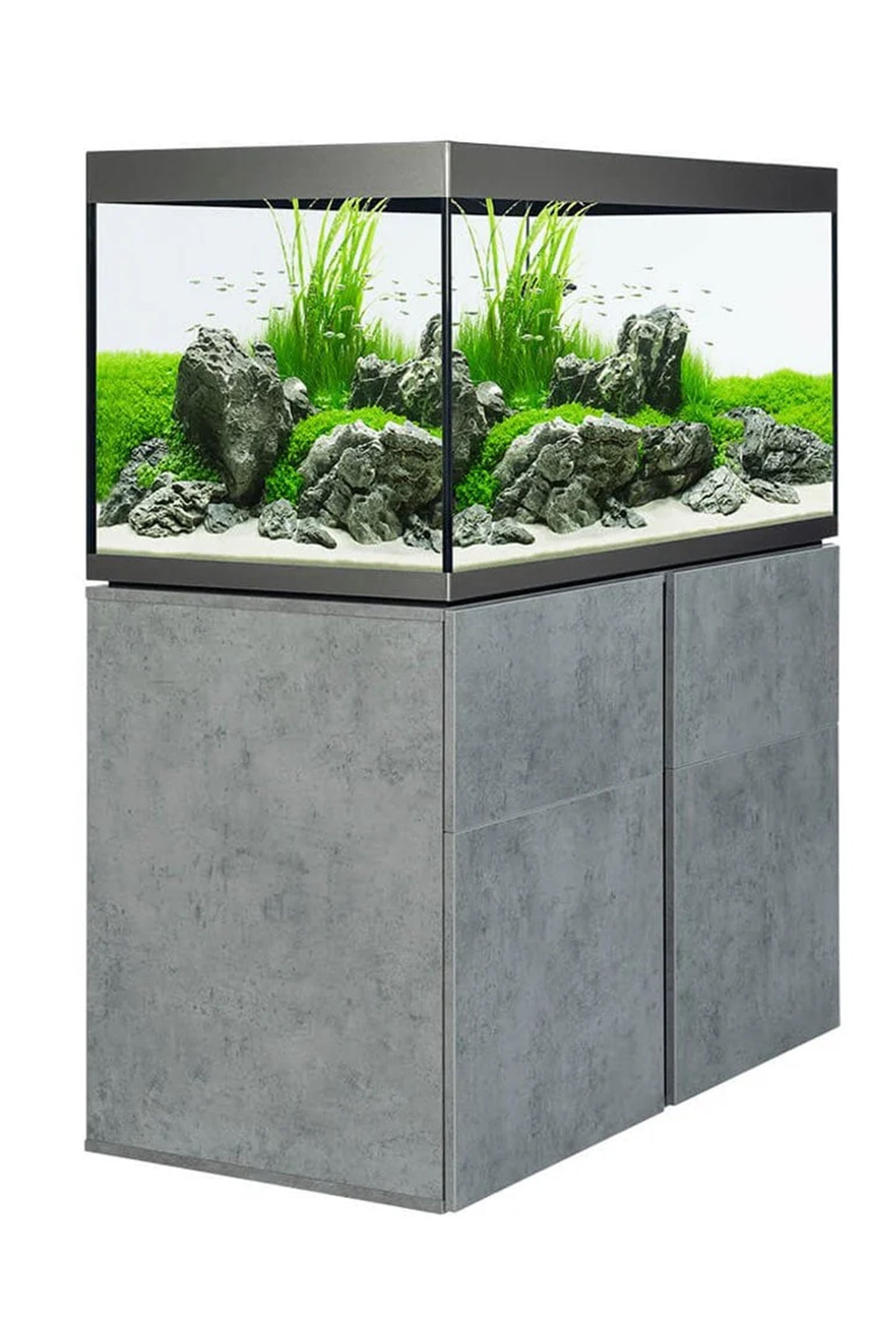 Acuario Fluval SIENA de 272 litros con mueble en Hormigón