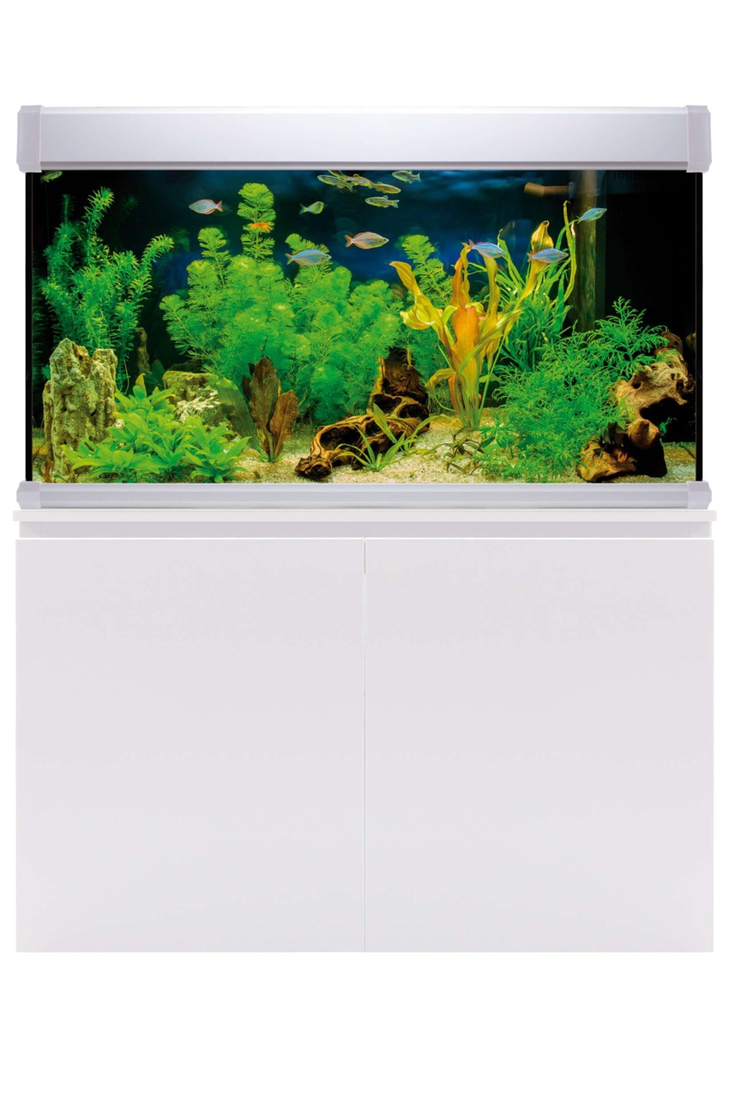 AquaLUX PRO 300 - Acuario de 300 litros con mueble Blanco