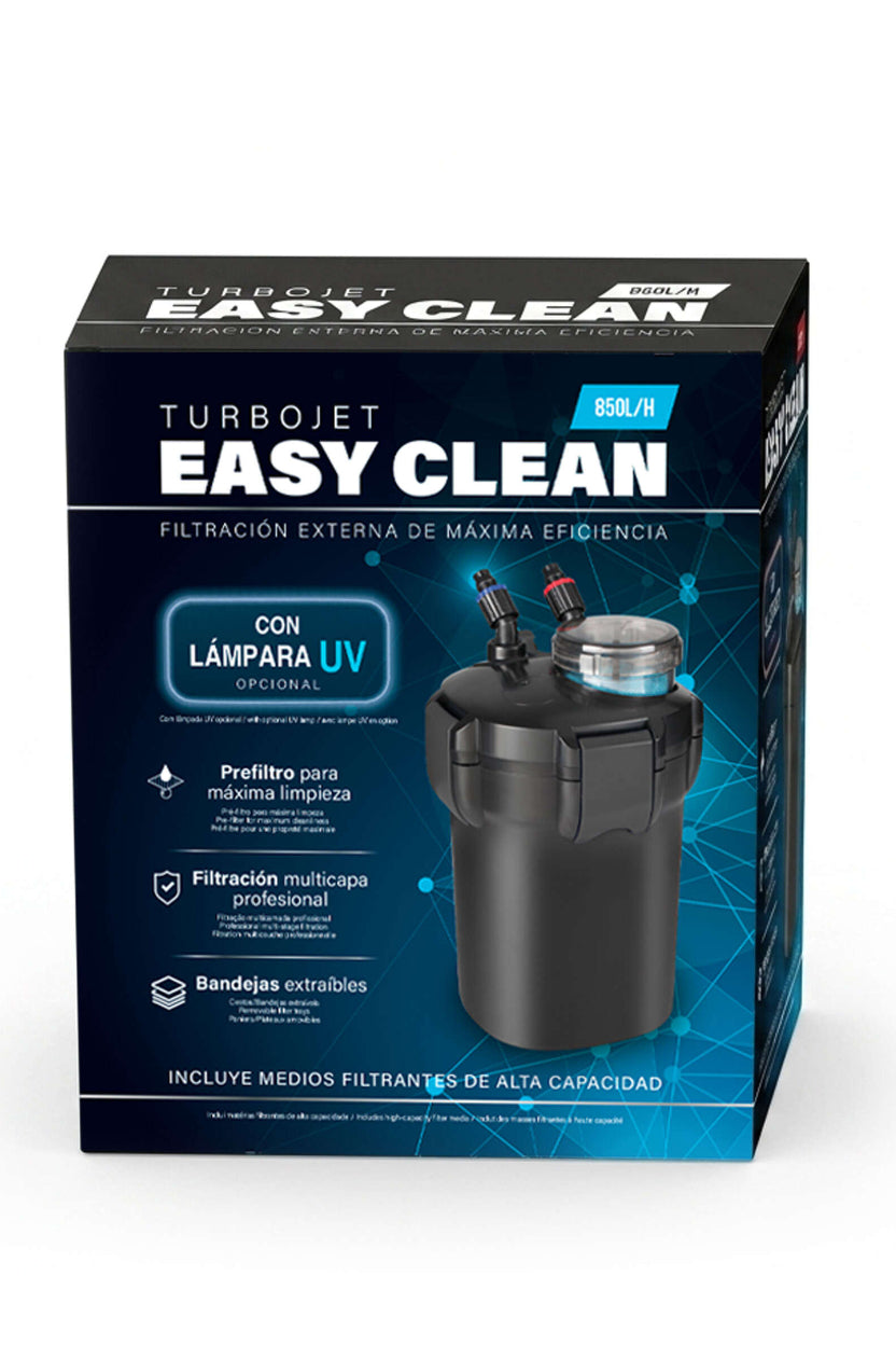 Filtro externo TURBOJET EASY CLEAN UV de 850 litros/hora