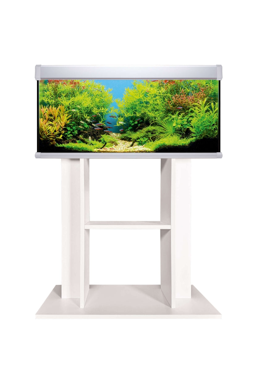 AquaLUX PRO - Acuario de 100 litros con mueble Blanco