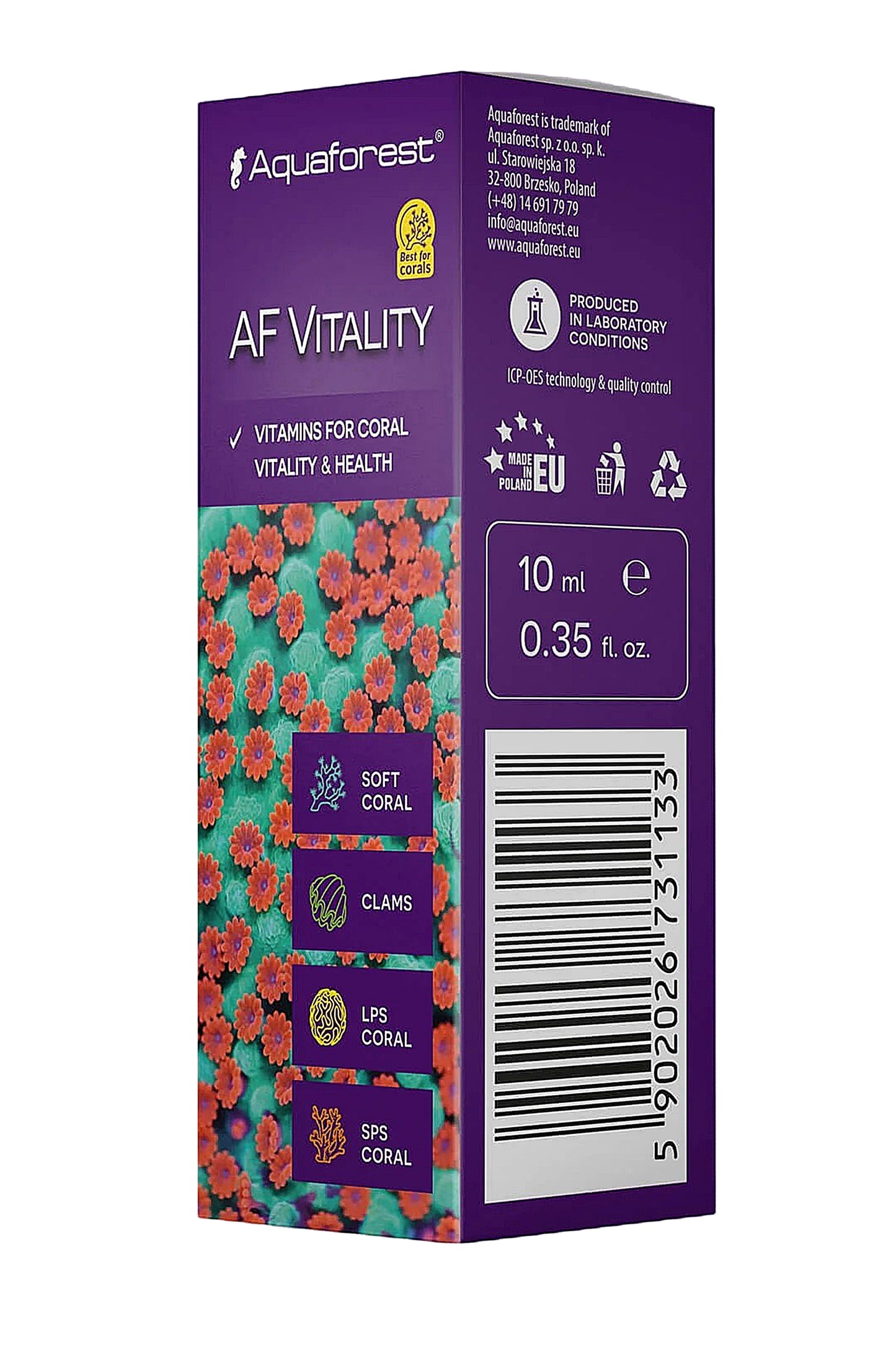Aquaforest - Vitality Coral-V de 10 ml.