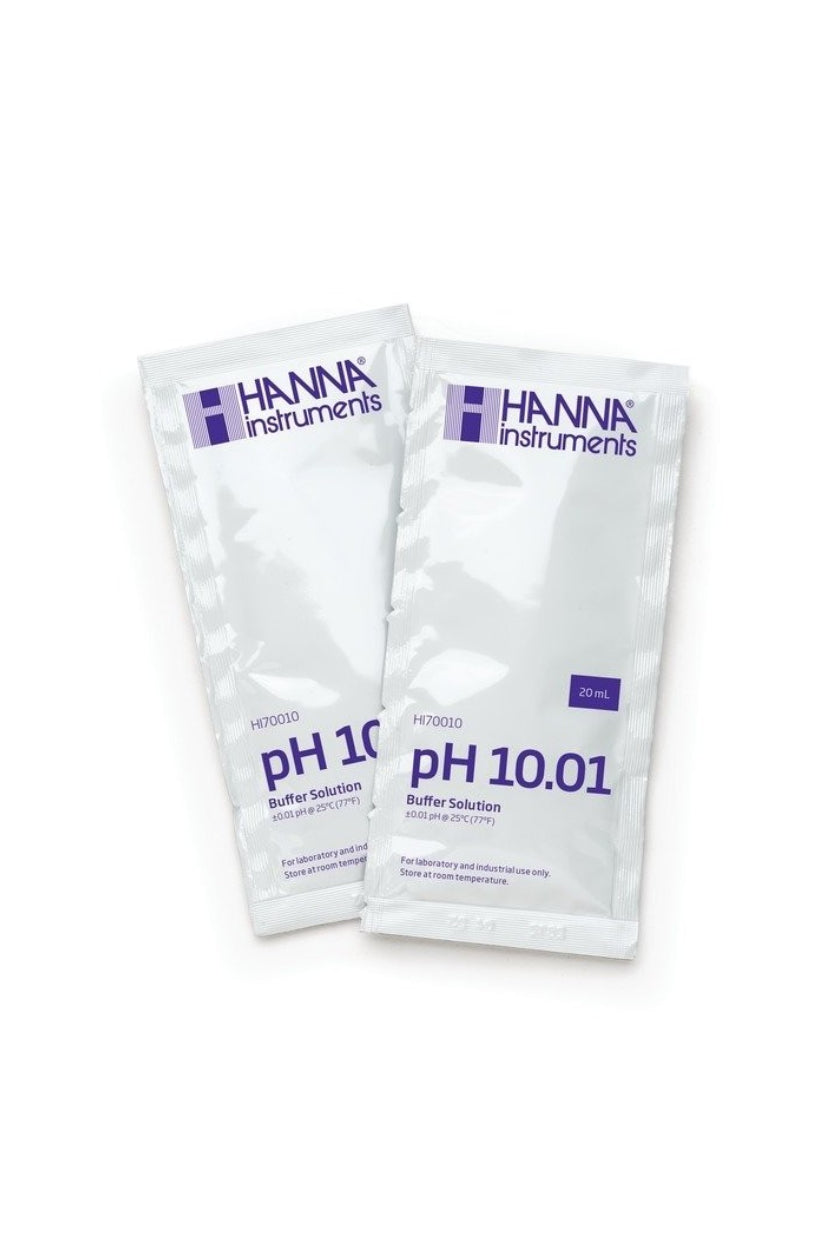 HANNA - Solución Tampón pH 10.01 (25x20 ml.) - Hi70010P