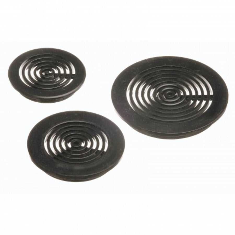 AquaMedic - Round Grate 40 mm. Black - Unidad.