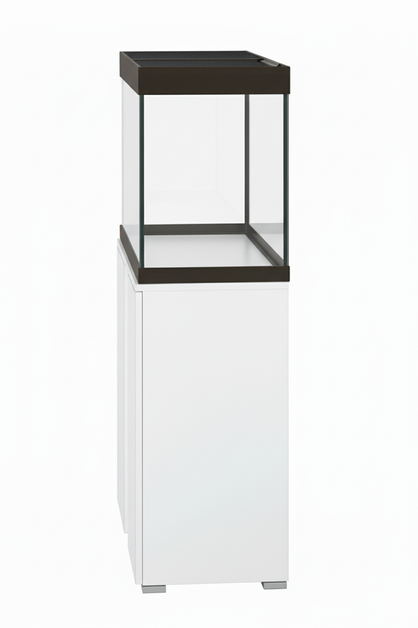 Acuario EHEIM VIVALINE BRONCE de 126 litros con mueble Blanco