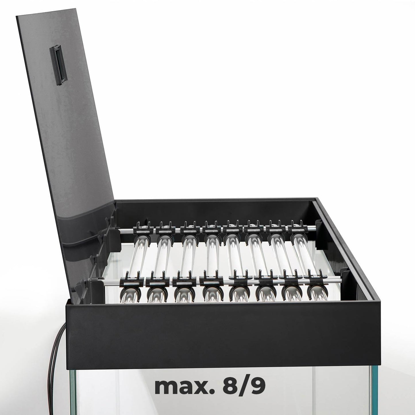 Acuario Optiset 125 litros con mueble Blanco