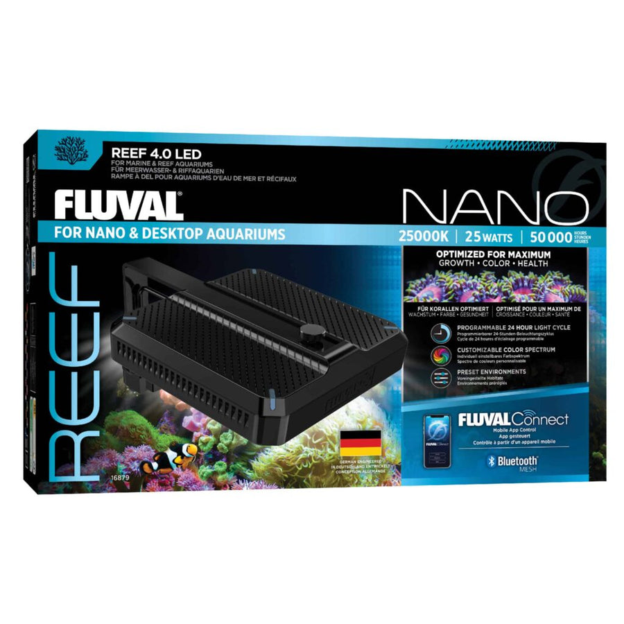 Fluval - Iluminación LED Nano Reef 4.0 de 25W