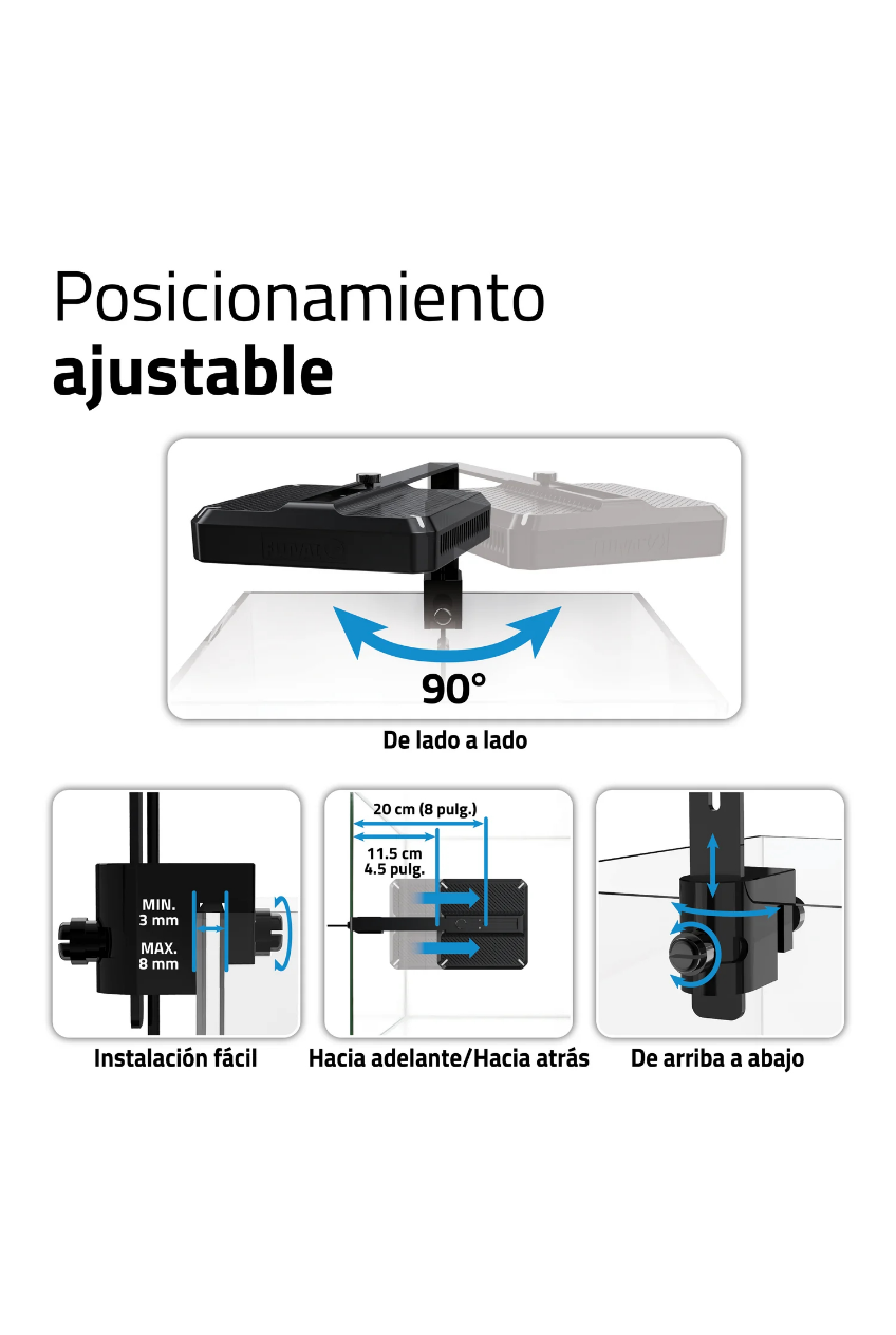 Fluval - Iluminación LED Nano Reef 4.0 de 25W