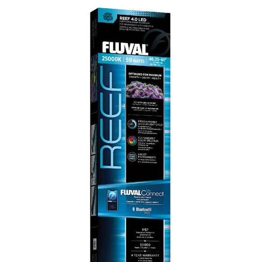 Fluval - Iluminación LED Reef 4.0 de 59W (110,5-148,1 cm)