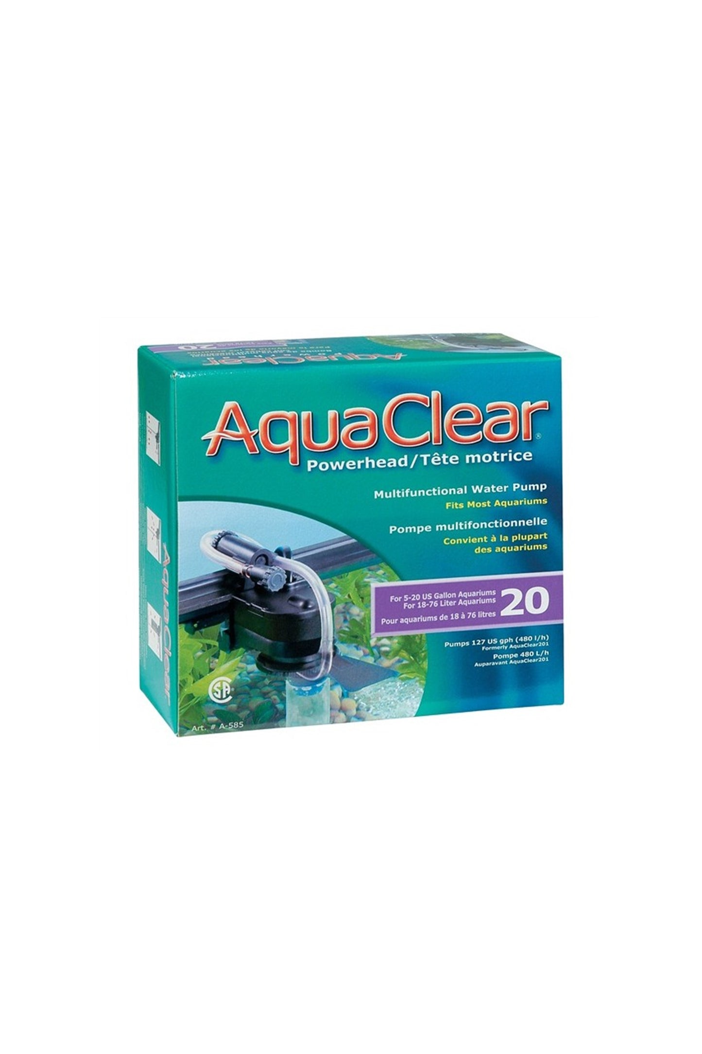 Cabeça motorizada AquaClear 20