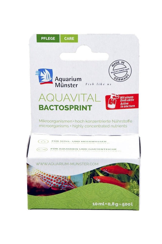 Aquarium Münster - Aquavital Bactosprint 10 ml. 8 gr.