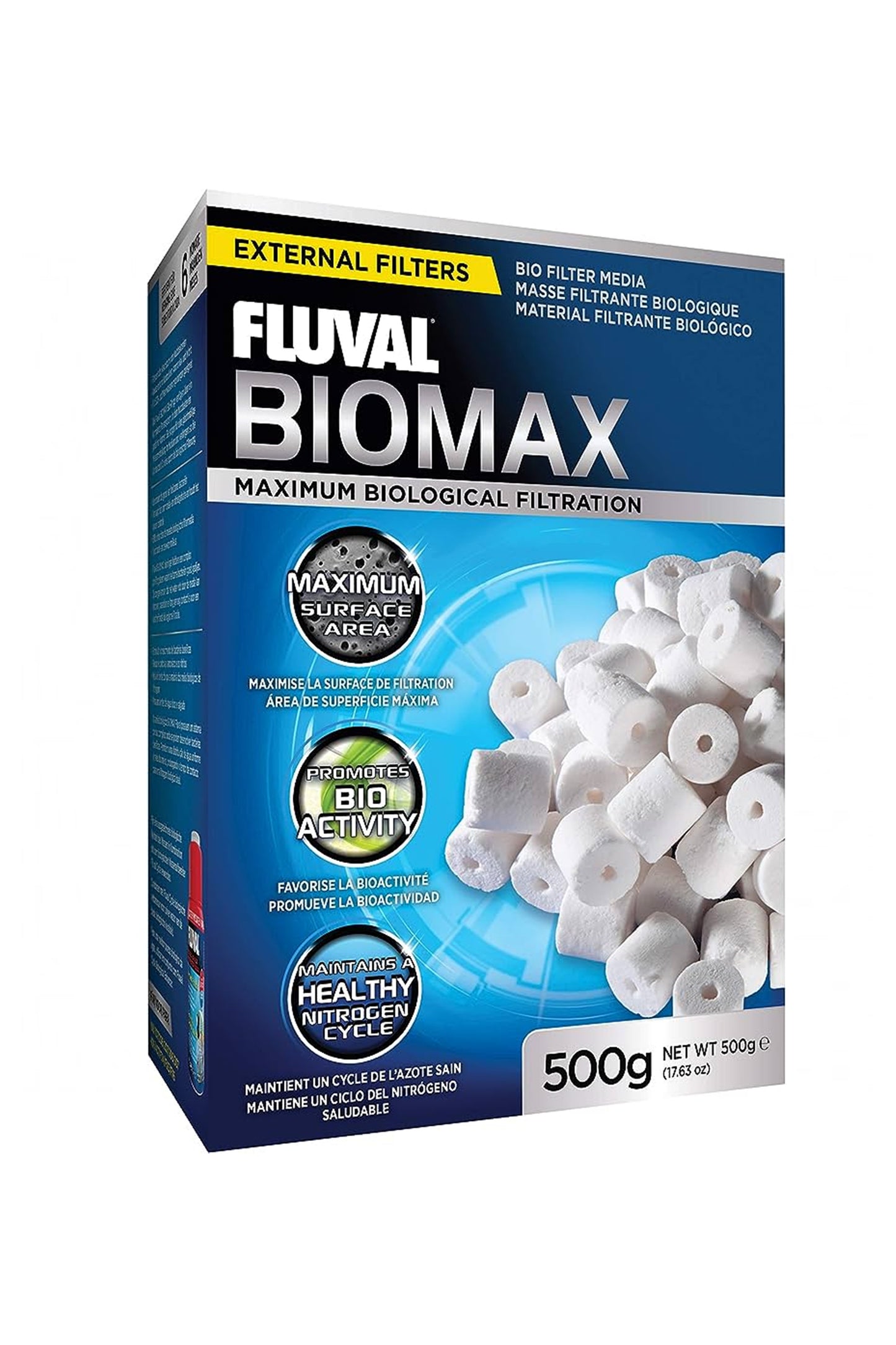 Fluval - Éclairs Biológicos Biomax, 500G