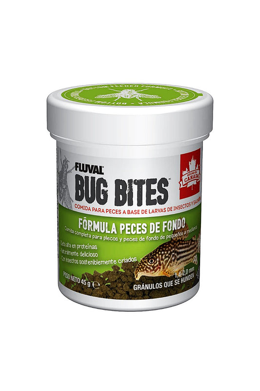 Fluval - grânulos de Plecos para picadas de insetos, 45G