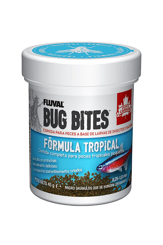 Fluval - Microgrânulo Tropical Picadas de Insetos, 45G