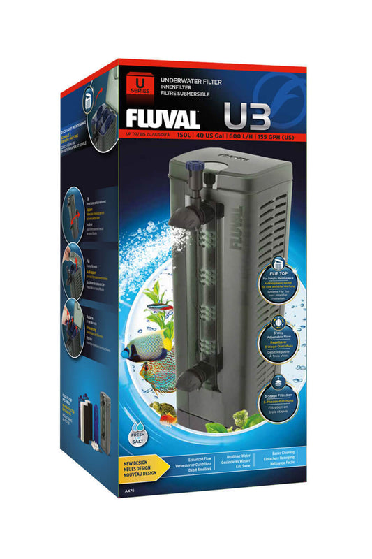 Fluval - Filtro Interno U3, 150L