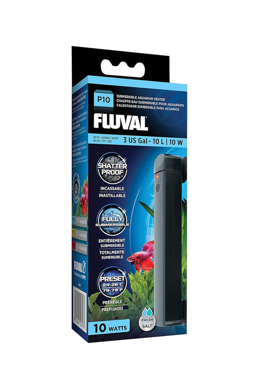 Fluval – P10 voreingestellter Heizer 24–26 °C – 10 l