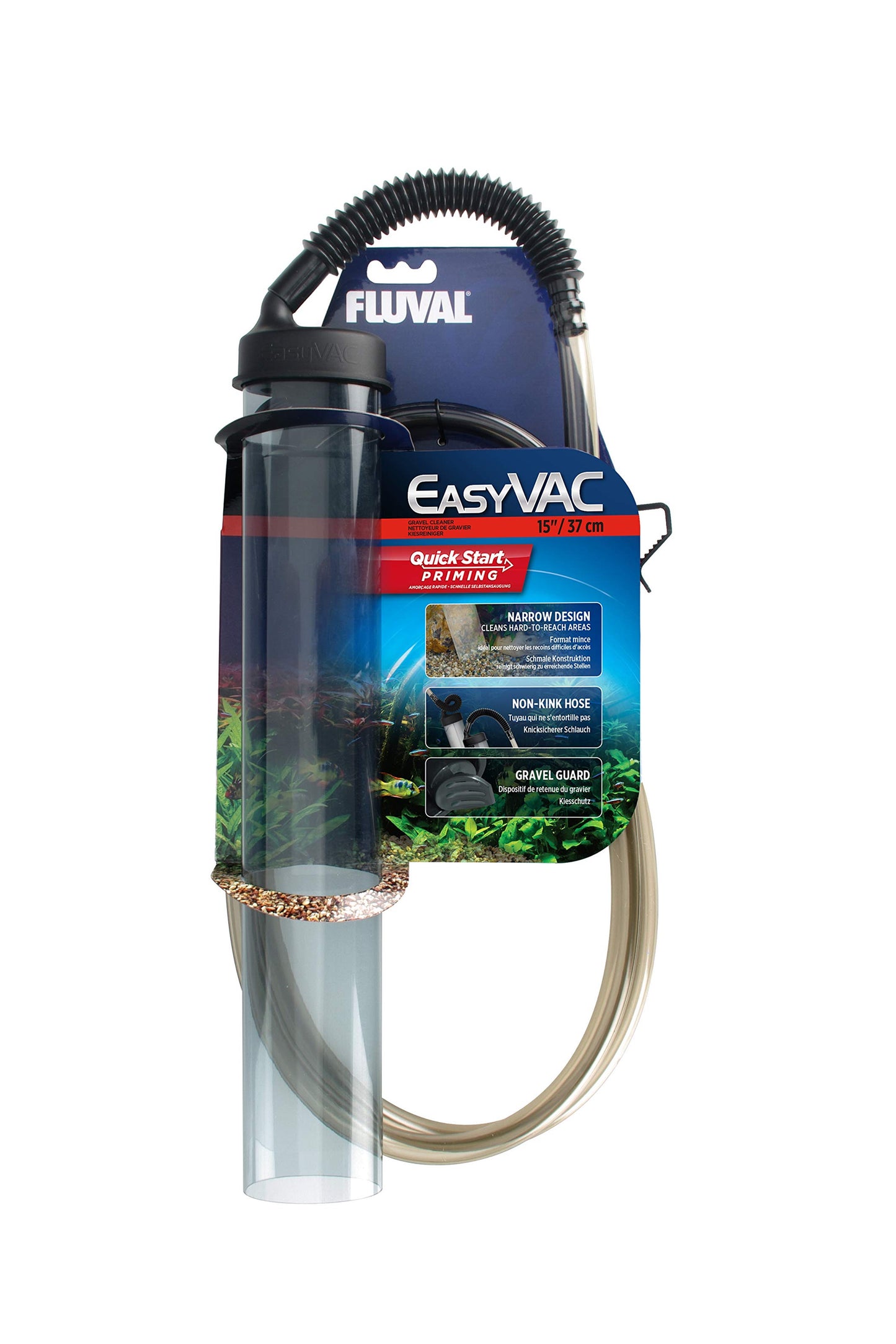 Fluval - Easy VAC Limpia grava M, 38cm