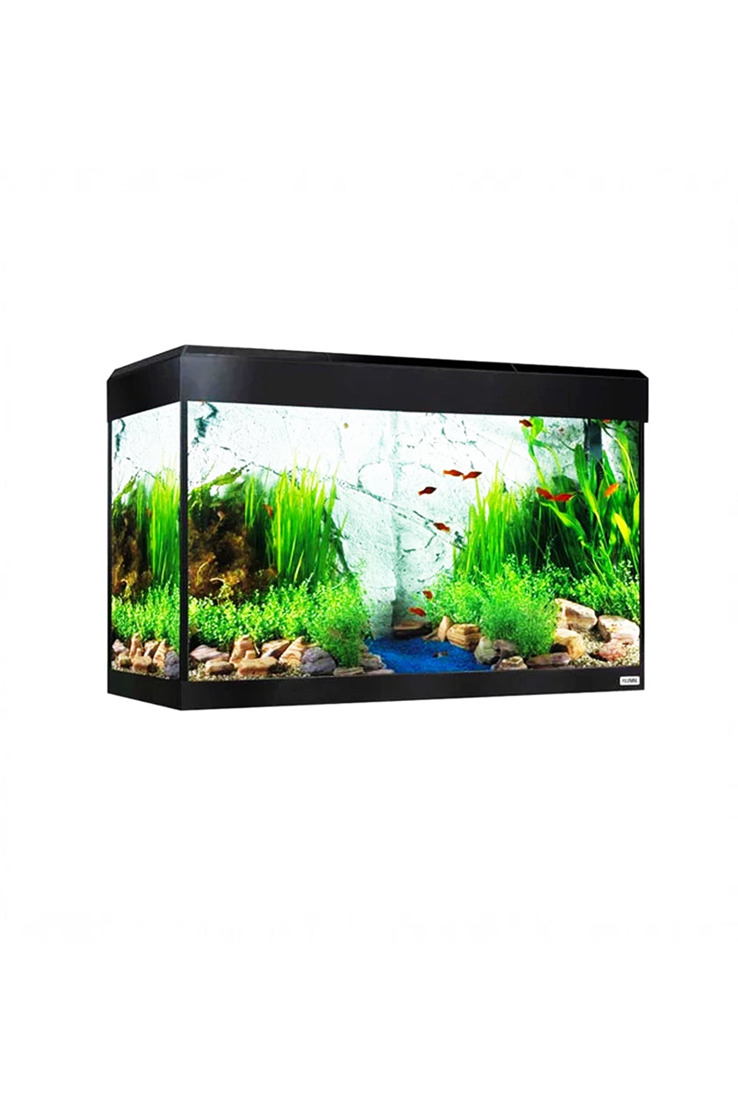 Roma LED Bluetooth Aquarium 125 Liter - Schwarz