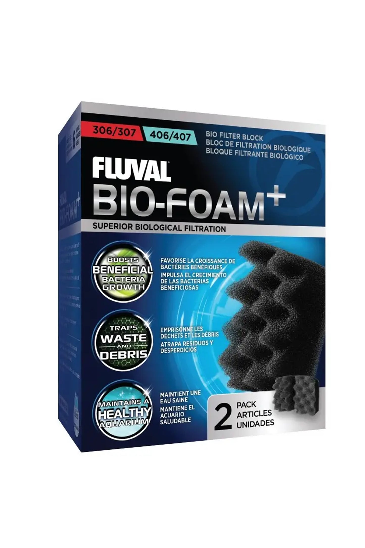 Fluval - Bio-Espuma + 307/407 - 2 unidades