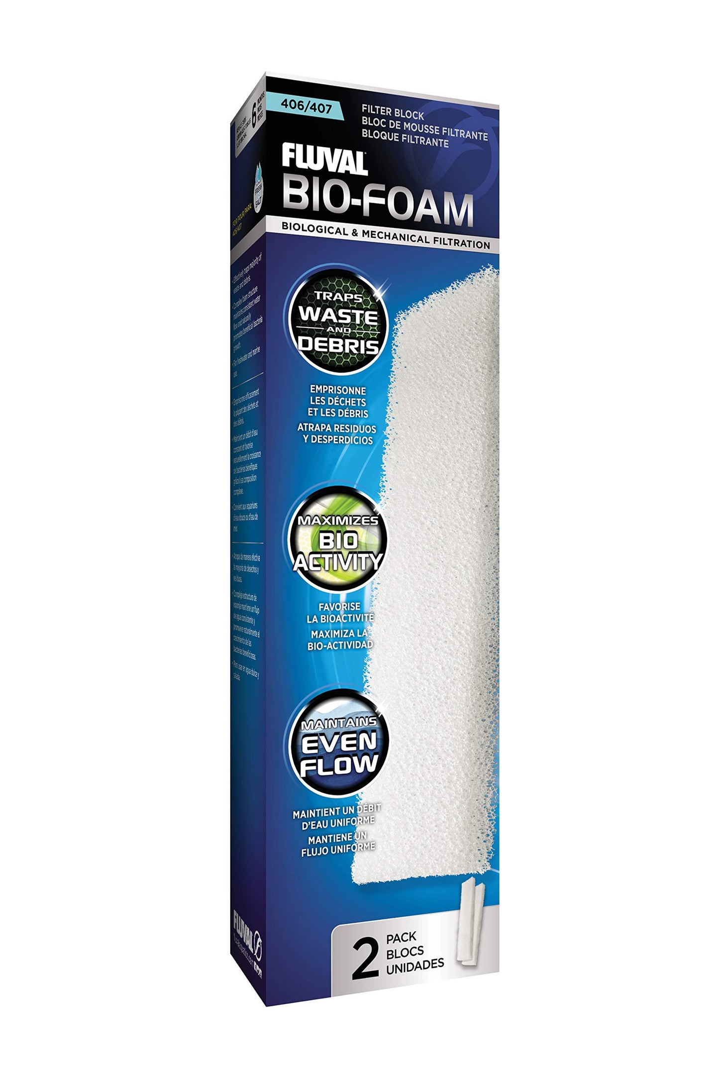 Fluval - Bio-Schaum 407 - 2 Einheiten