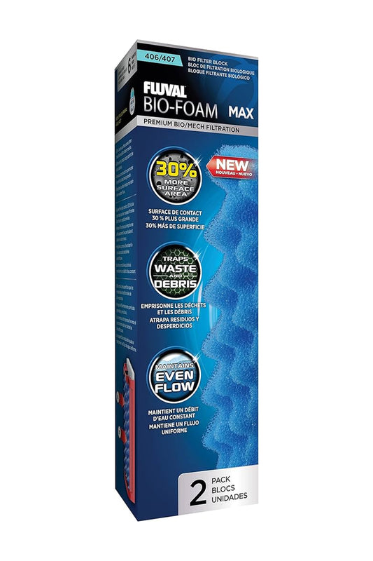 Fluval - Bio-Foam Max Blue 407 - 2 Einheiten