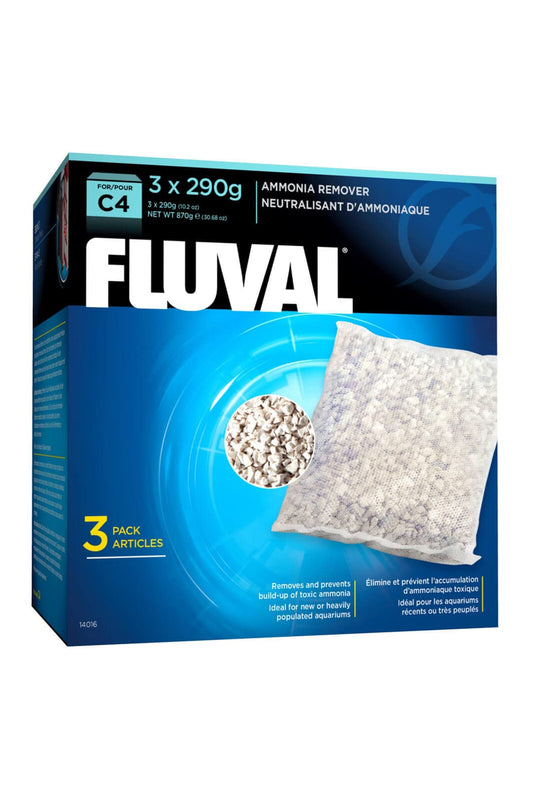 Fluval - Eliminador Amoniaco C4 - 3 uds