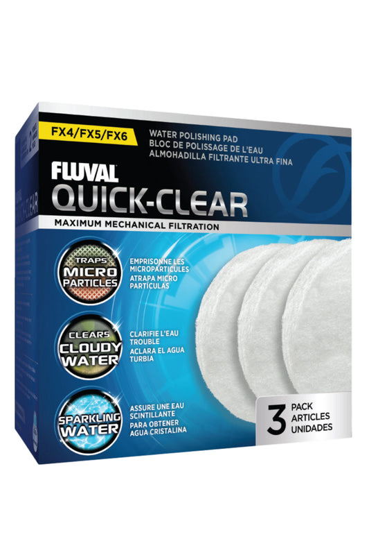 Fluval - Quick Clearalmohadilla Ultra Fina FX - 3 uds
