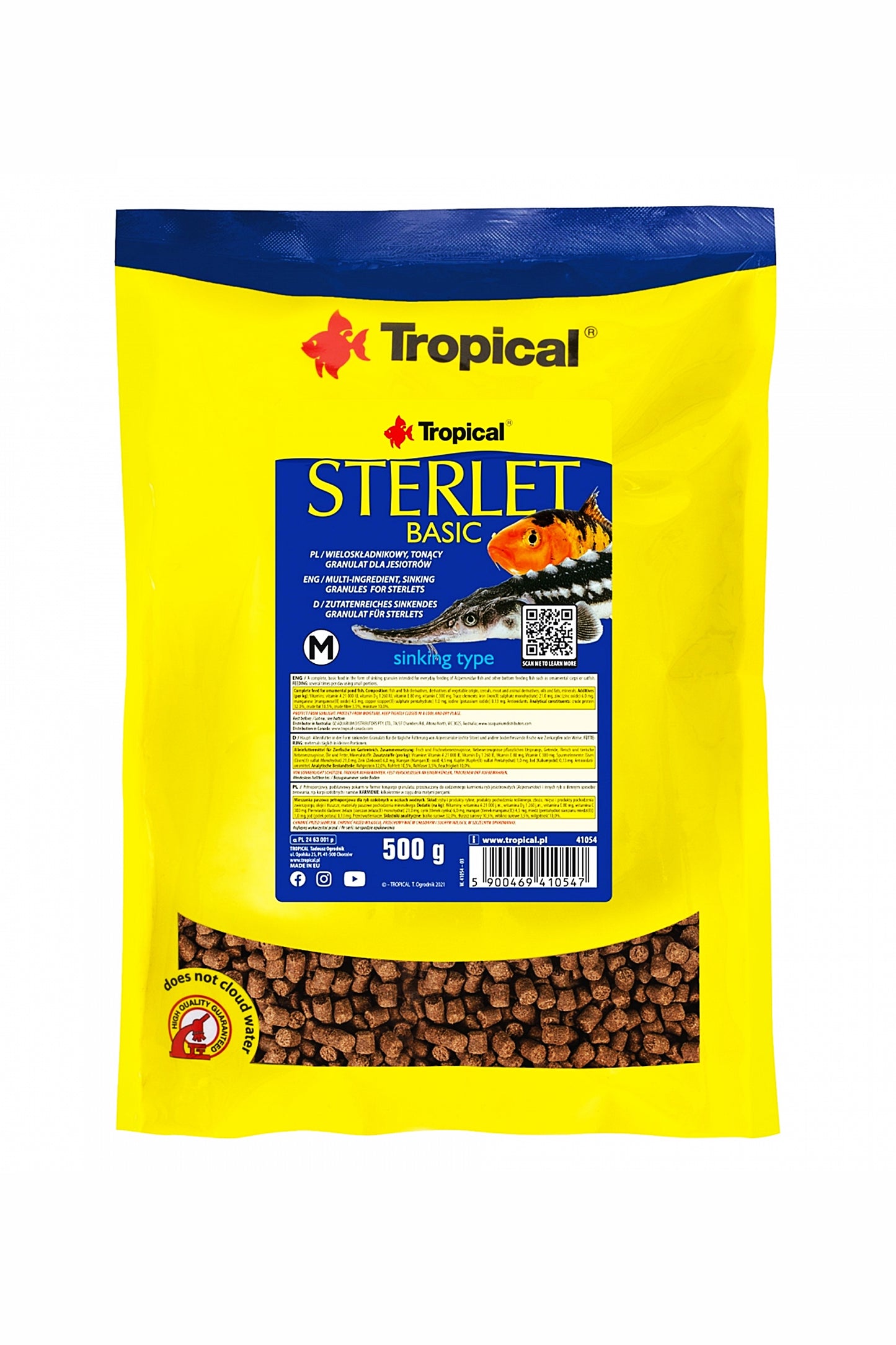 Tropical - Futter für Störe L 500 G.