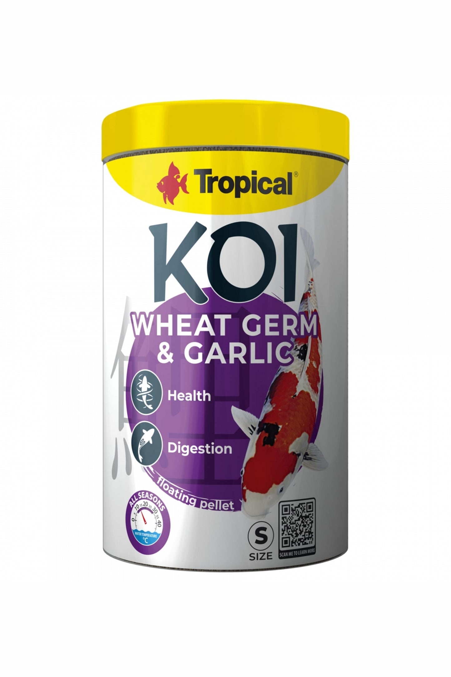 Tropical - Koi Wheat & Garlic Pellet S 1000 ml.