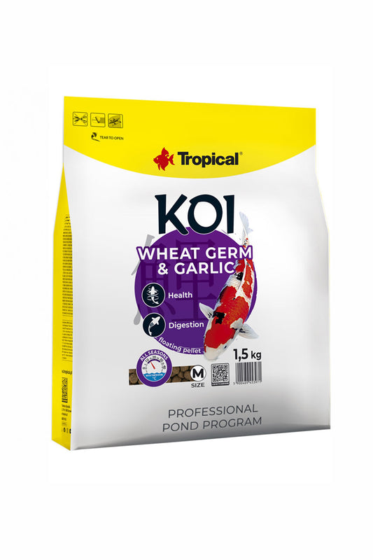 Tropical - Koi-Weizen- und Knoblauchpellet M 5 L