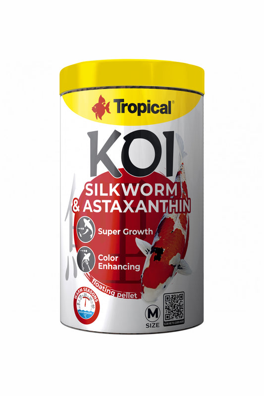 Tropical - Koi Silkwor &amp; Astaxant Pell S 1000ml./320G