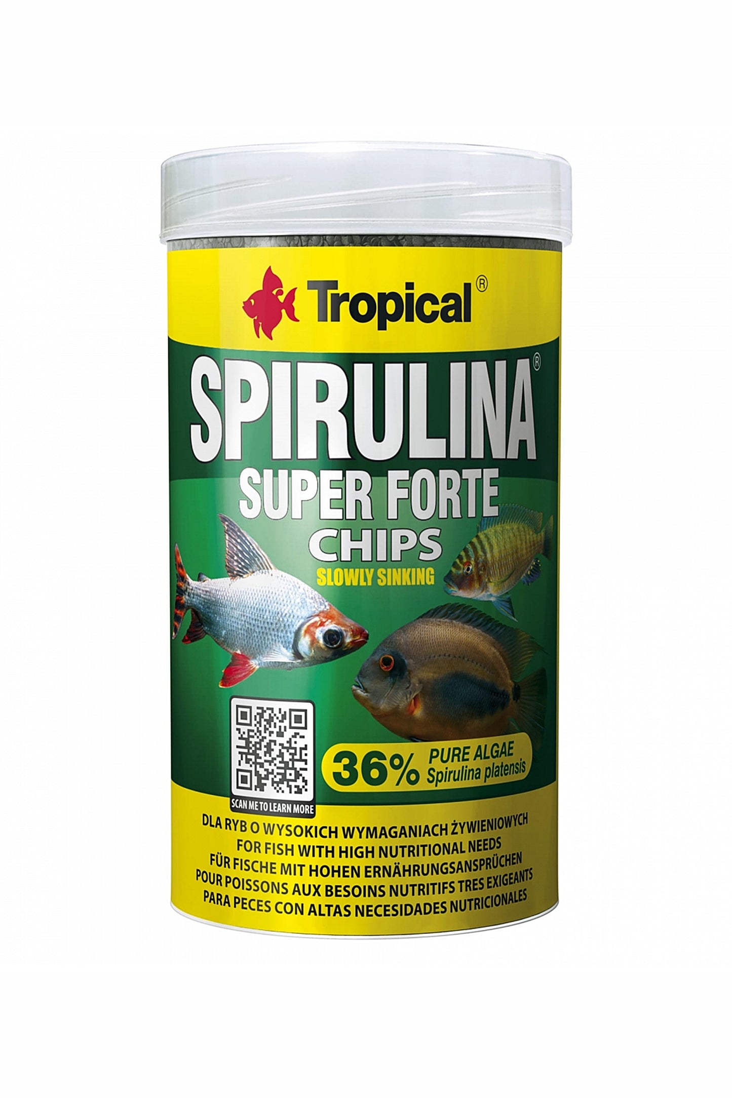 Tropical - Super Spirulina Forte Chips 100 ml.