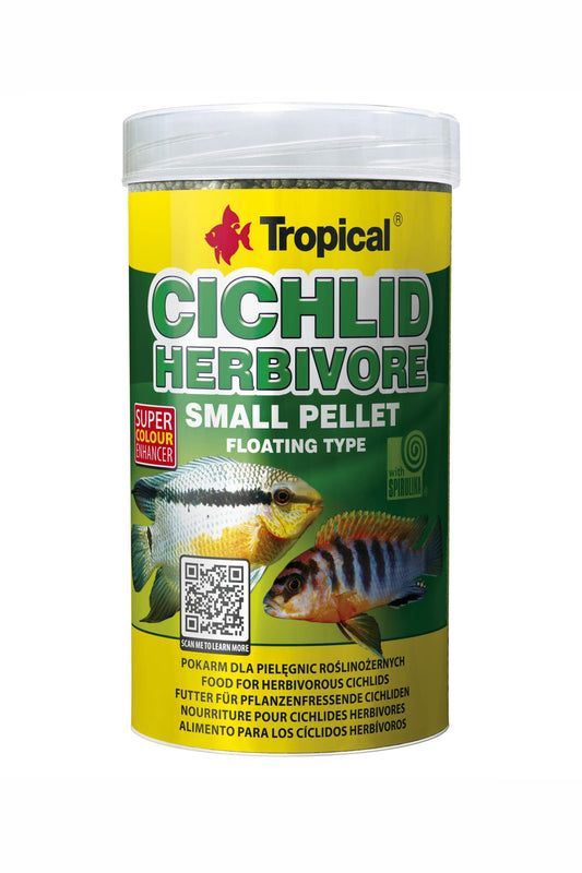 Tropical - Herbivorous Cichlid Pellets S 250 ml.