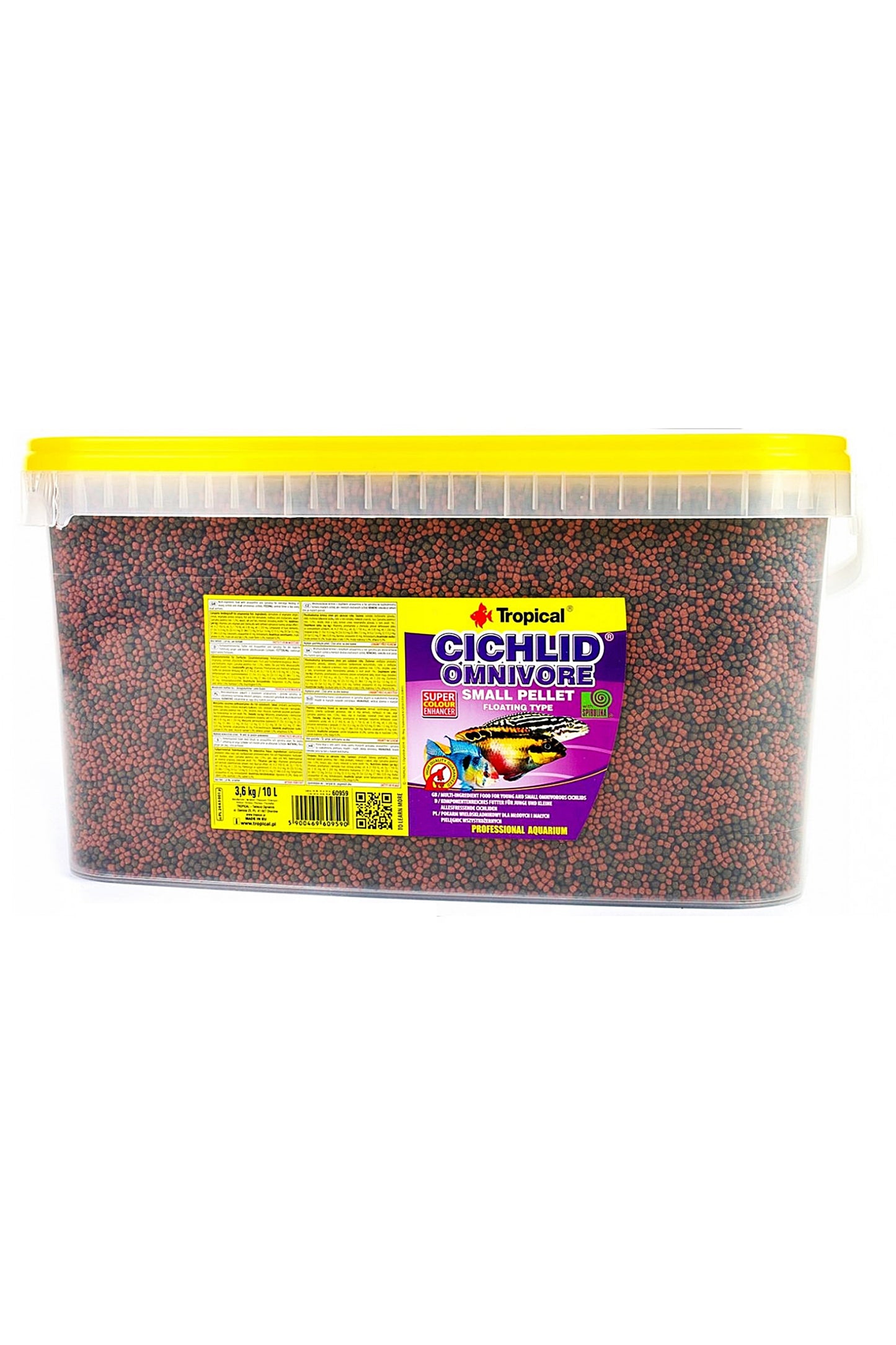 Tropical - Cichlid Omnivoro S Pellet 5 L