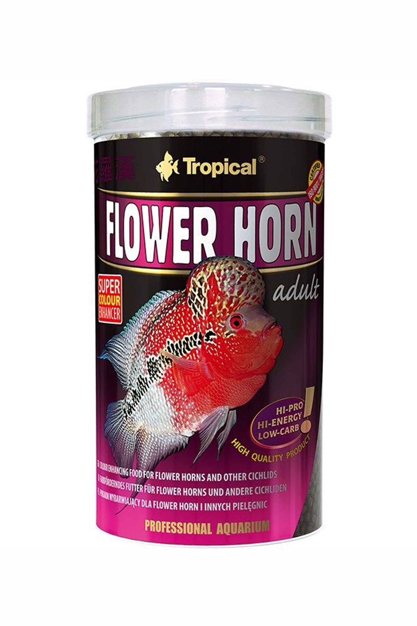 Tropical - Flor Chifre Pellets Adulto 500 ml.