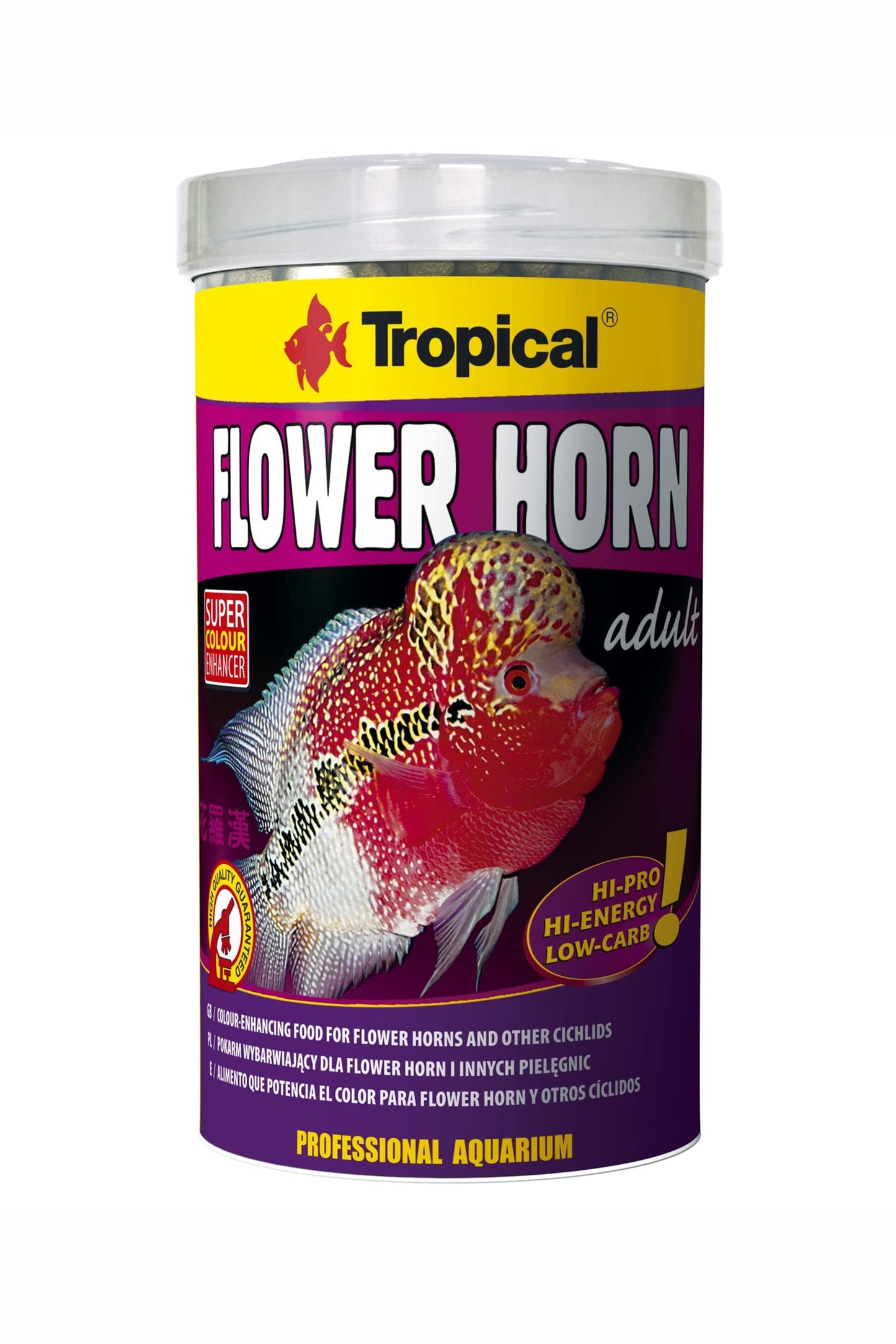 Tropical - Flor Chifre Pellet Adulto 1000 ml.