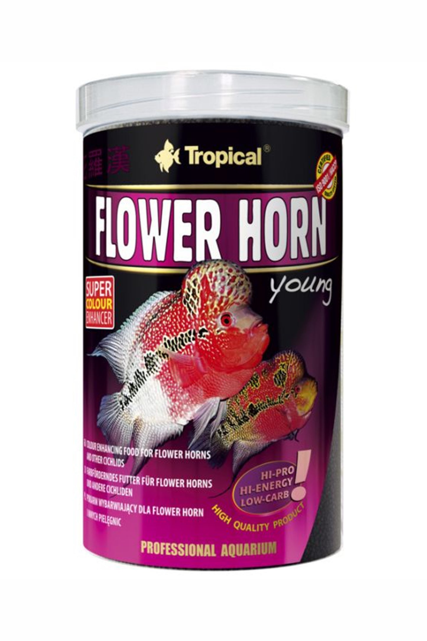 Tropical - Flower Horn Young Pellet 250 ml.