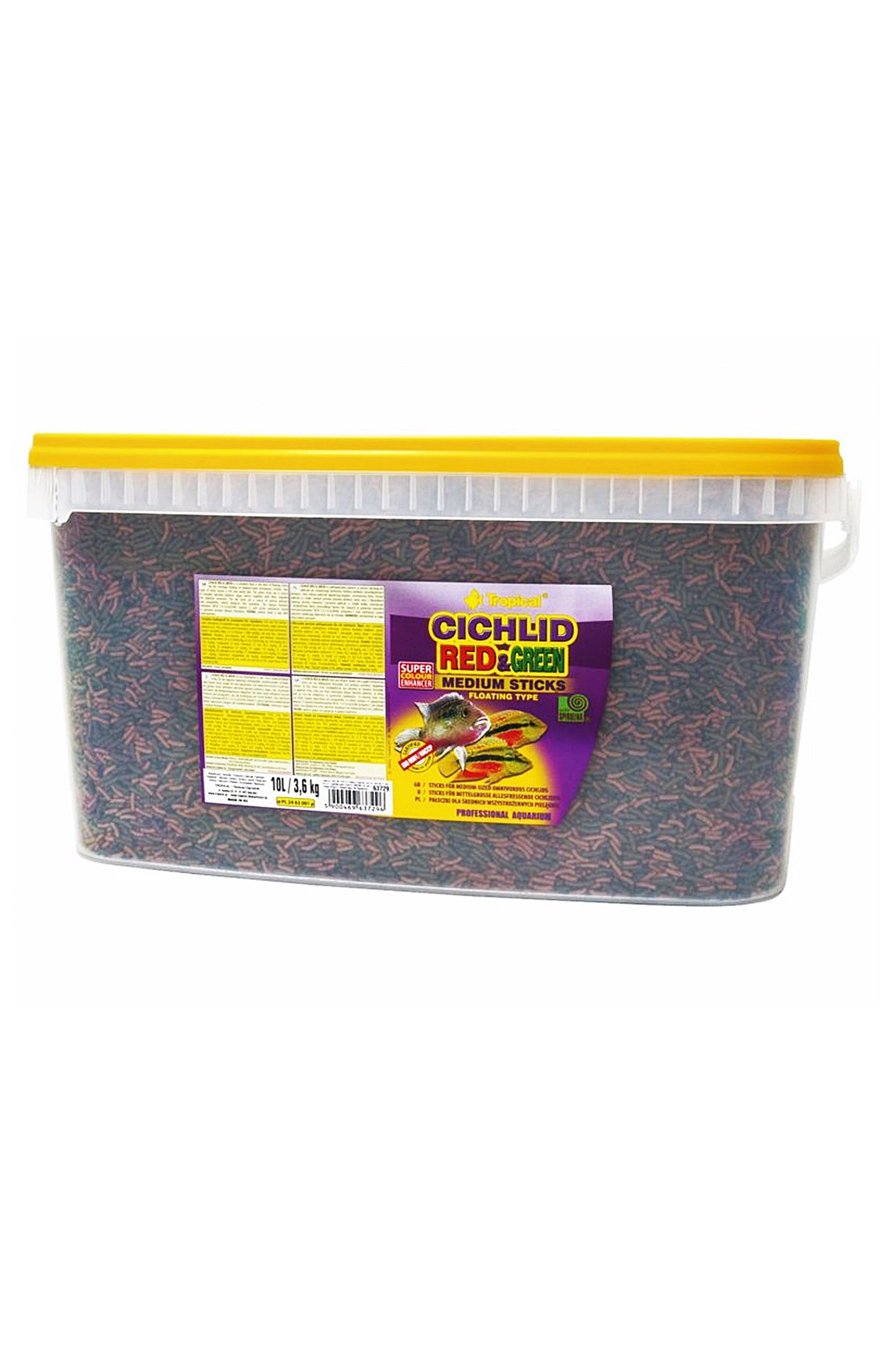 Tropical - Cichlid Red& green M 10 L 3,6 kg