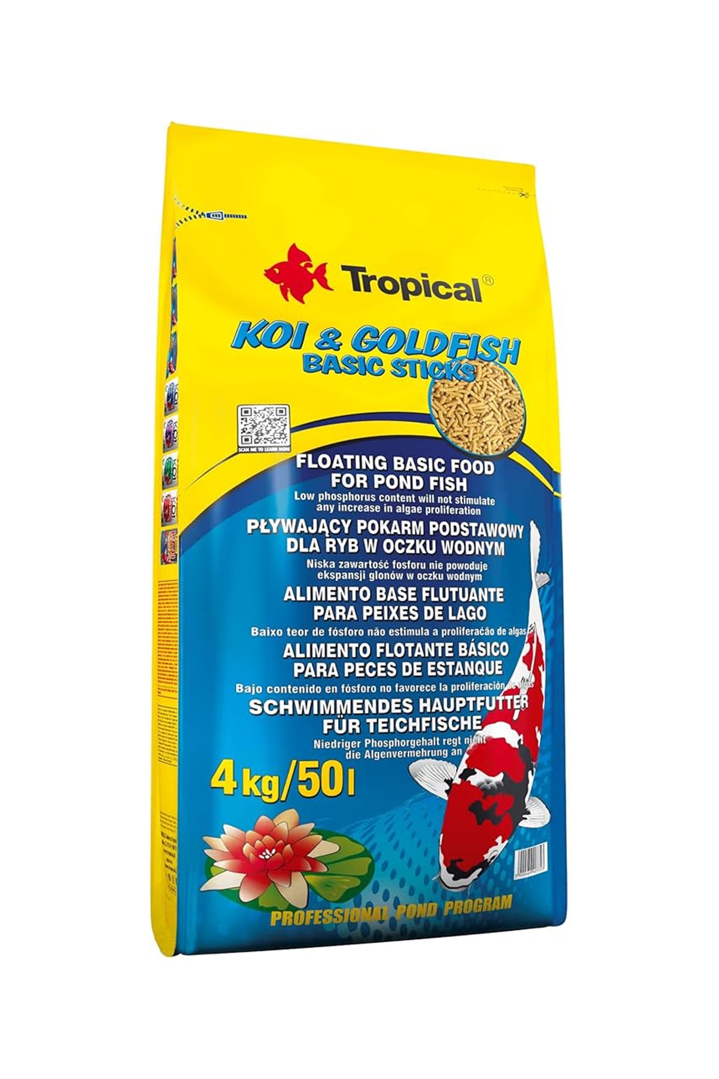 Tropical - Koi&Goldfish Basic Sticks Bag 50L