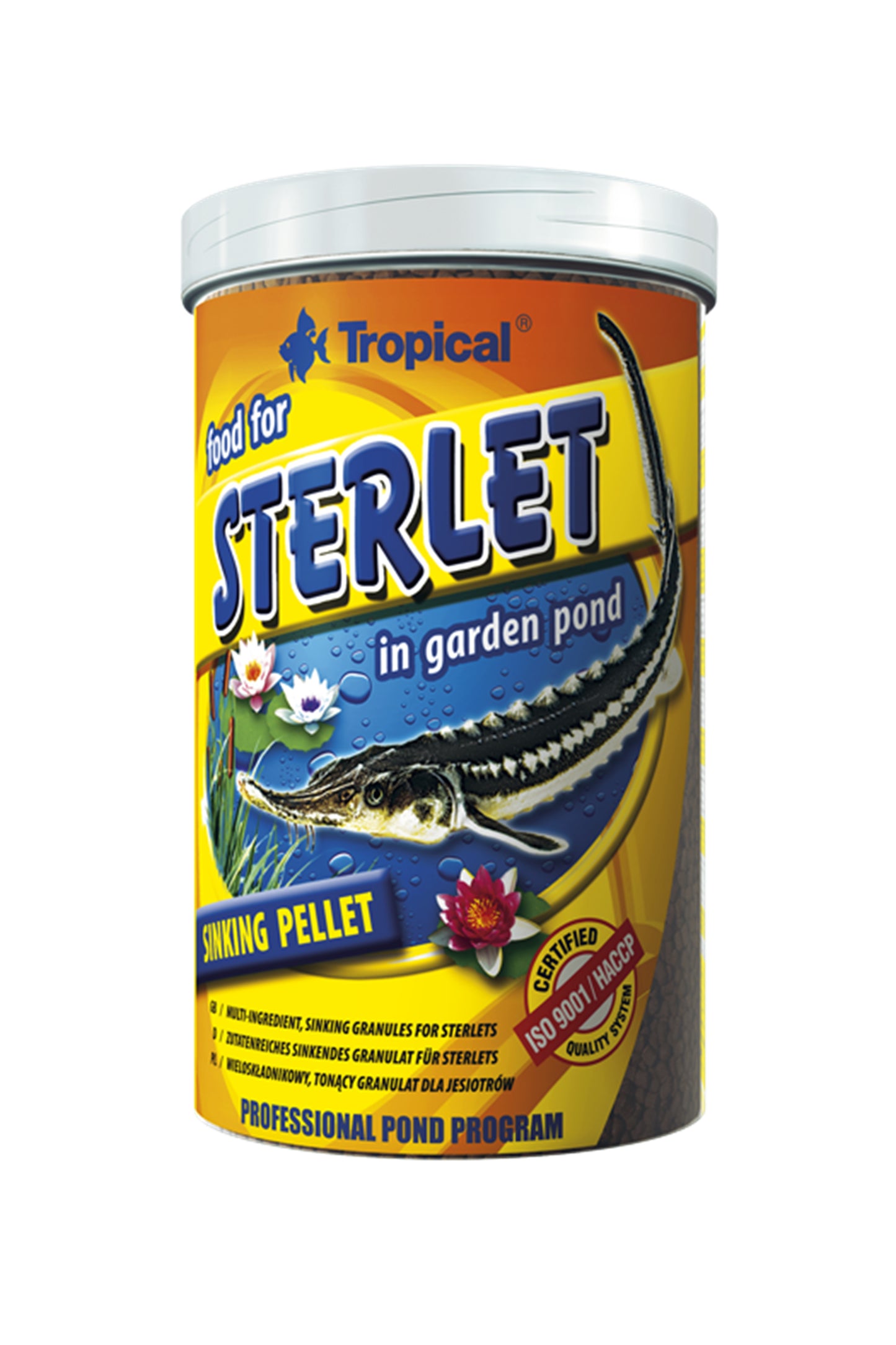 Tropical - Futter für Störe 1000 ml.