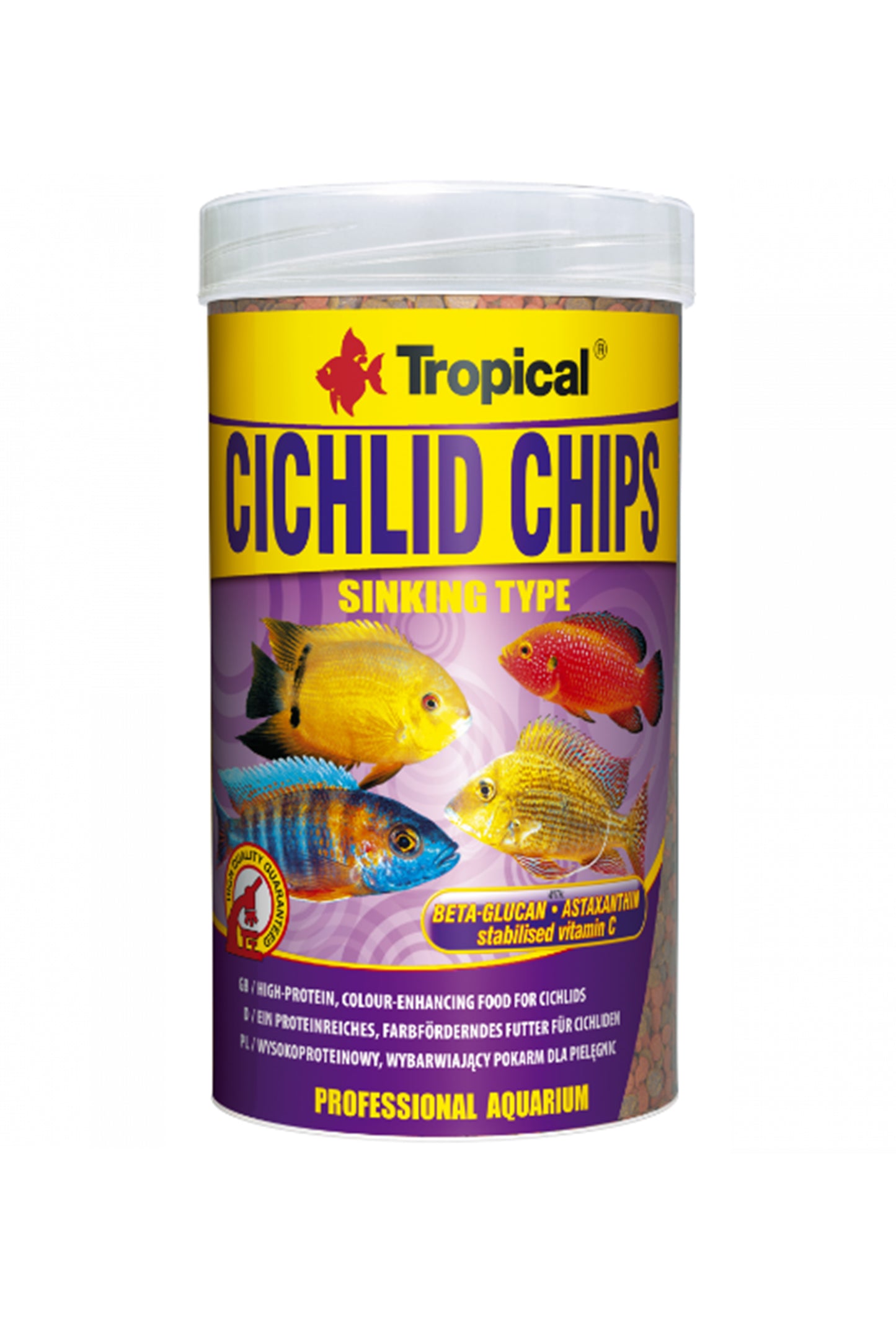 Tropical - Chips de Ciclídeos 1000 ml.