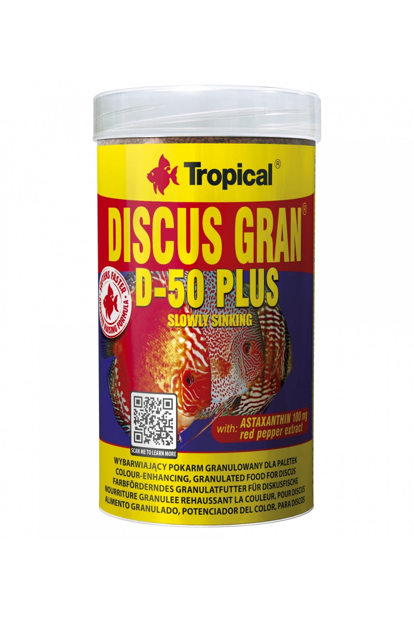 Tropical - Discus Gran D-50 Plus 250 ml.