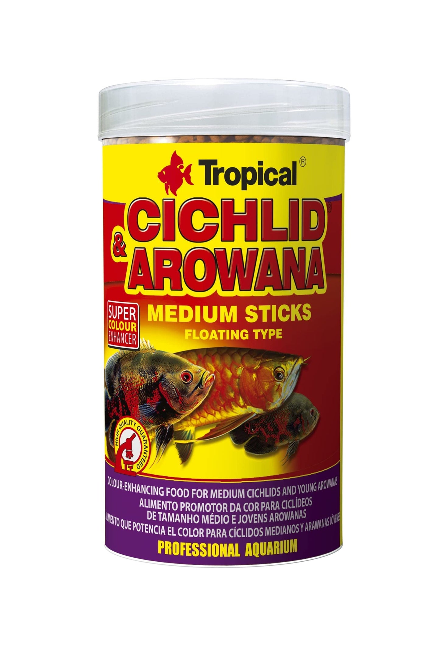 Tropical - Sticks Ciclídeos e Aruanãs M 250 ml.