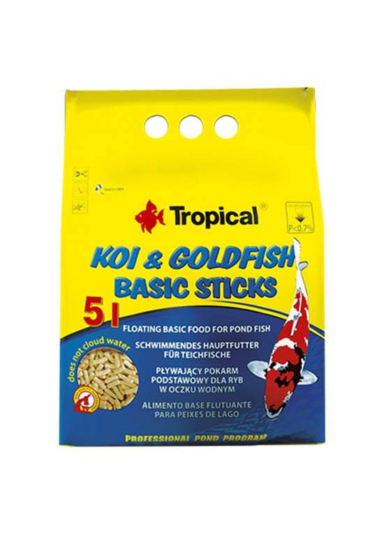 Tropical - Koi&amp;Goldfish Basic Stick Bag 5L/400 grs.