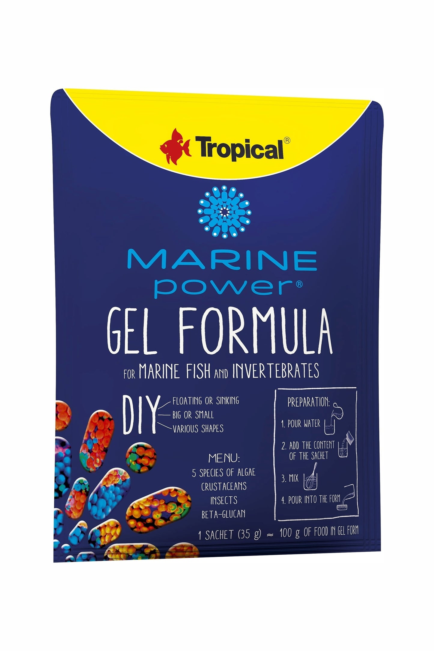 Tropical - Marine Power Gel Formula Sobre 35 grs.