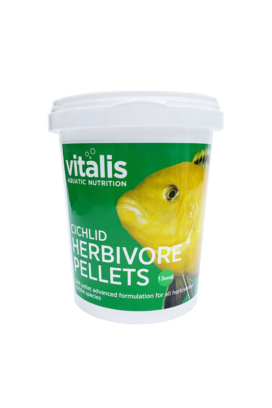 Vitalis - Ch00260 Cichild Herbivore Pellets 1,5mm. 260G