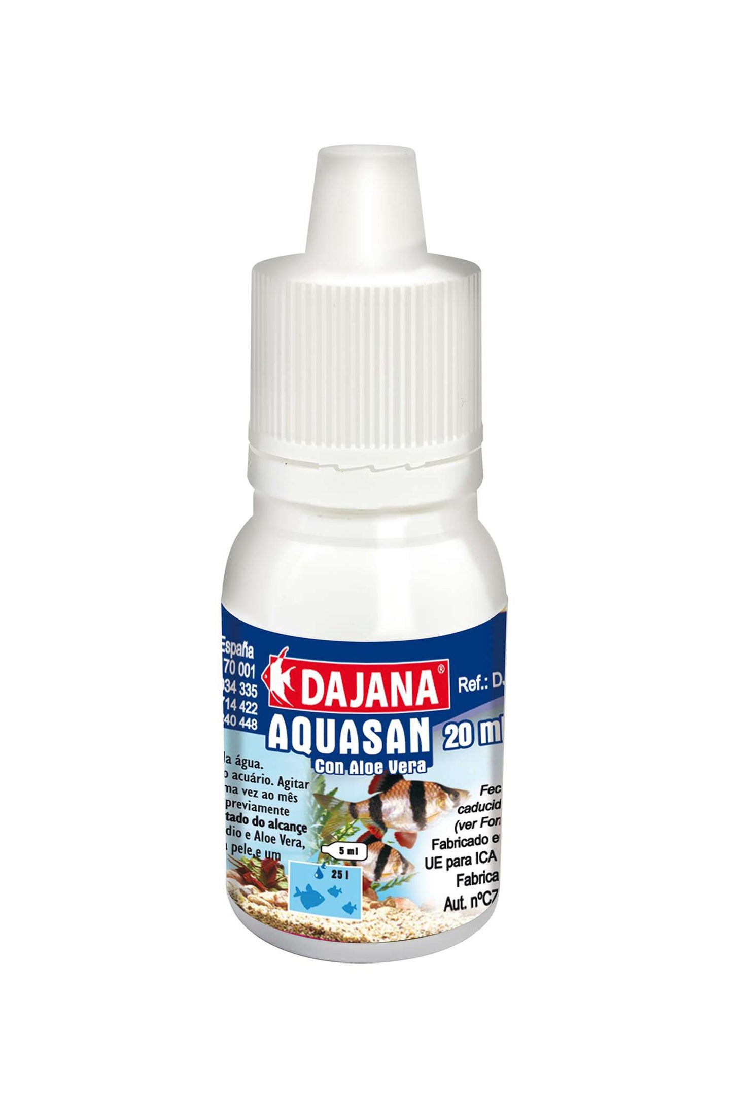 Antichlor und Chloramin mit Aloe Vera: Aquasan von Dajana (20 ml)