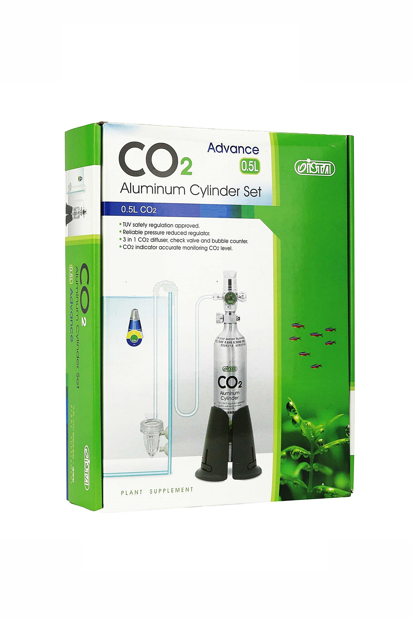 Kit CO2 com Cilindro de Alumínio (0,50 L) A