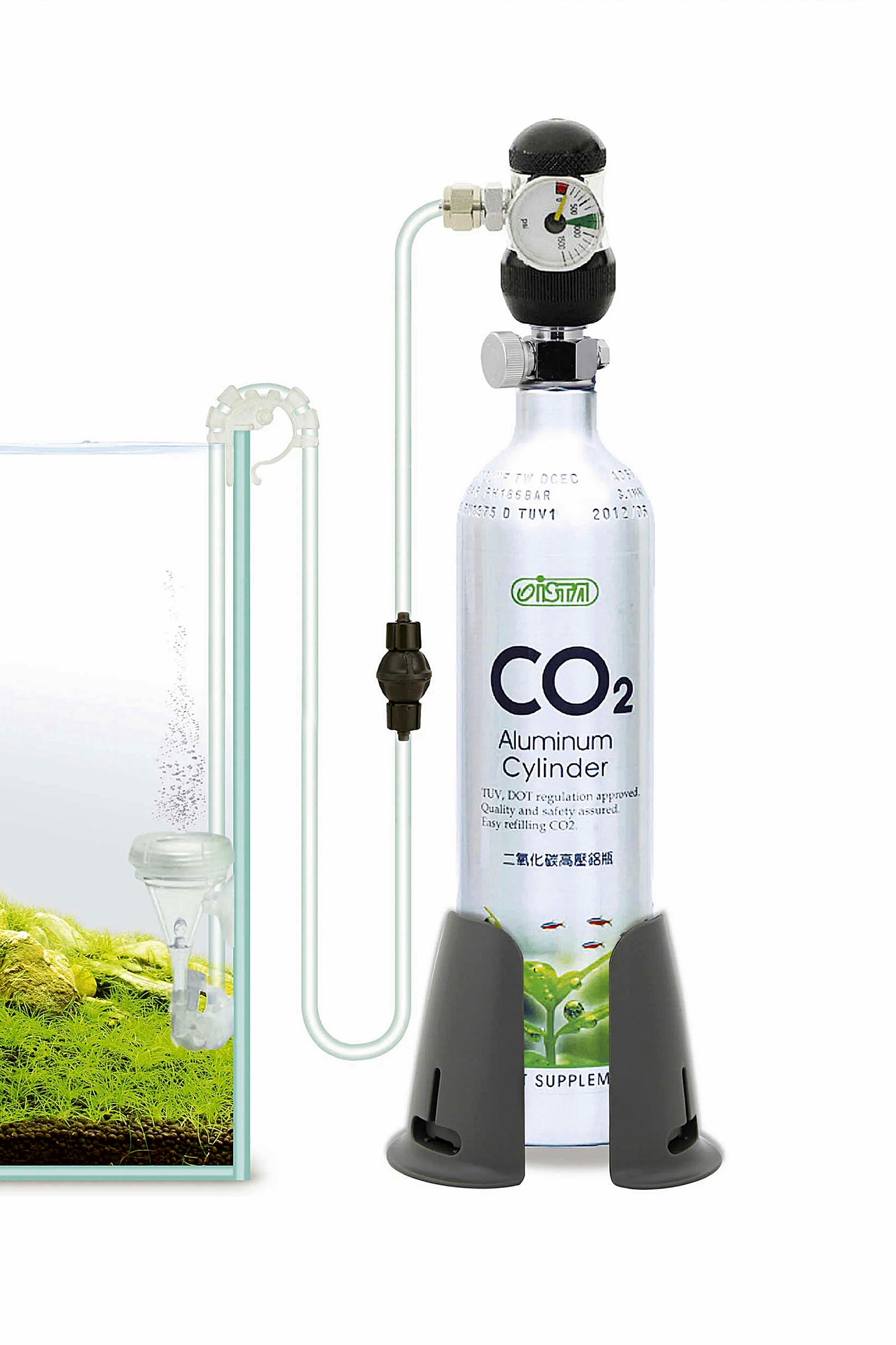 Kit CO2 com Cilindro de Alumínio (1 litro)