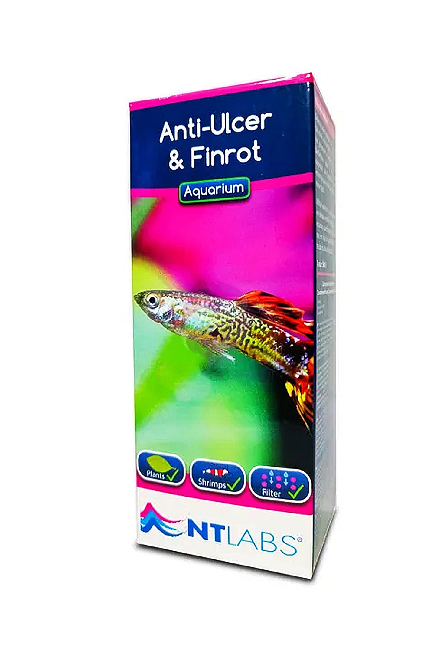 Acondicionador contra Úlceras y Podredumbre de Aletas: Anti Ulcer & Finrot de NTLABS (100 ml)